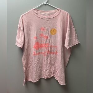 Aerie Women’s Pink Graphic T-Shirt